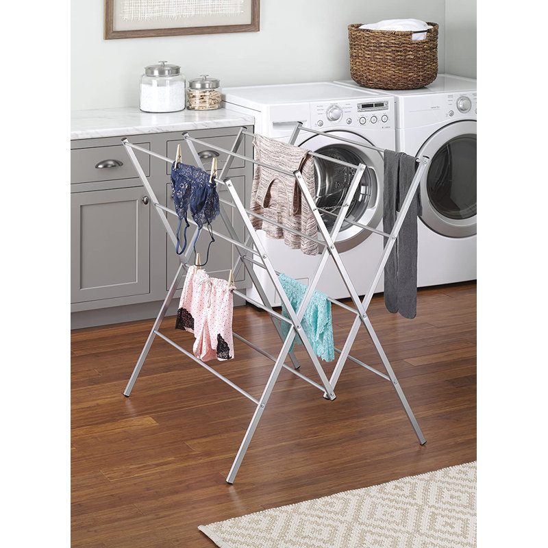 Metal Foldable X-Frame Drying Rack