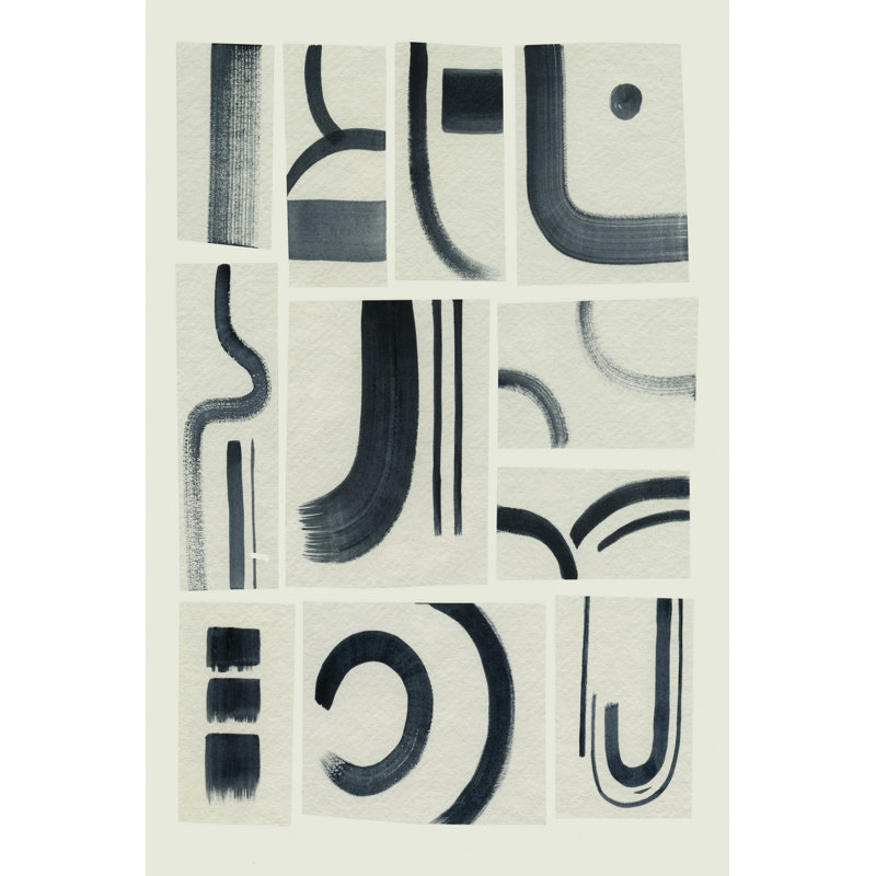 Modern Marks I - Wrapped Canvas Print, 122cm H x 81cm W