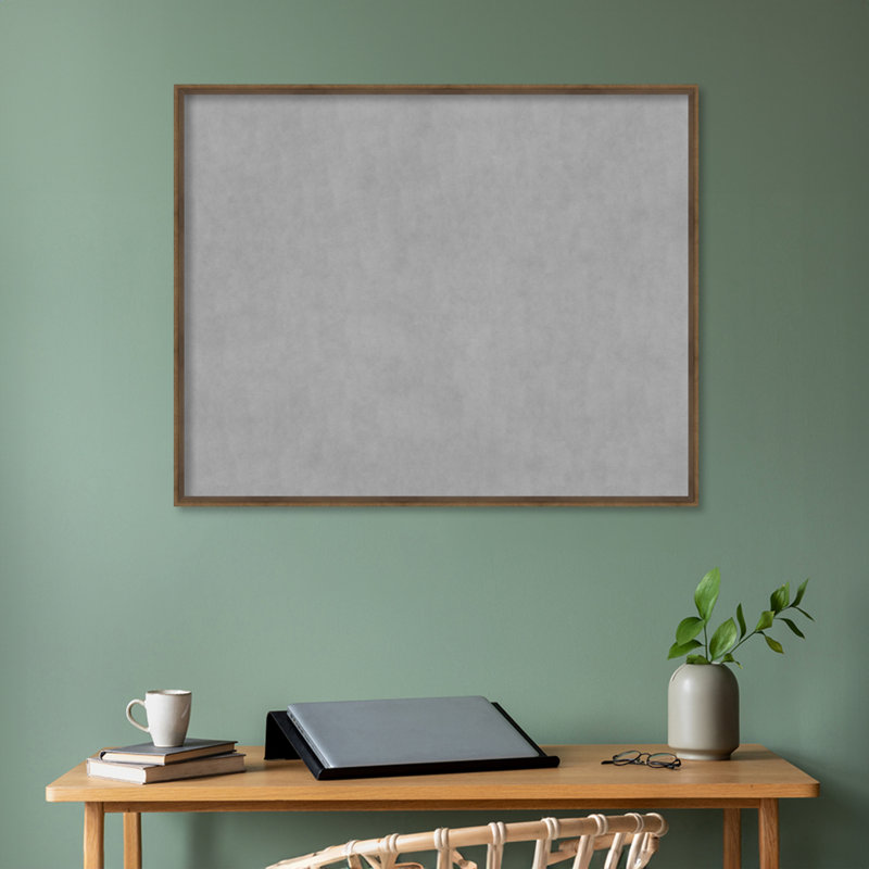 Tableau magnétique encadré bronze clair Lucie, H 33 po x l 41 po