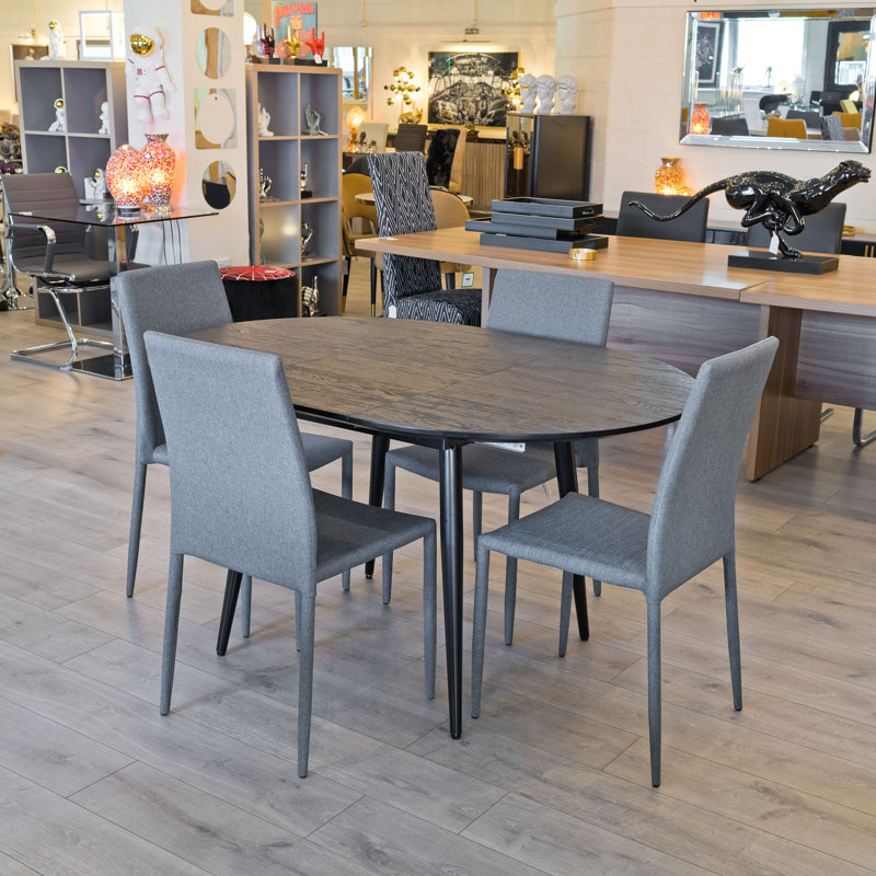4 - Person Butterfly Leaf Dining Set, Black Ash