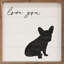 Love You Frenchie - blanc-1118819377