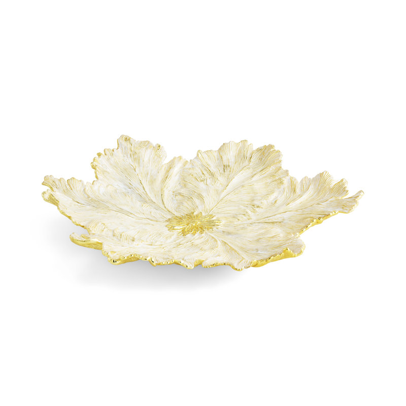 Tulip Centerpiece, Gold/White