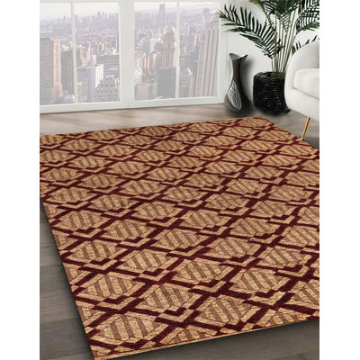 Wool Abstract Indoor Rug