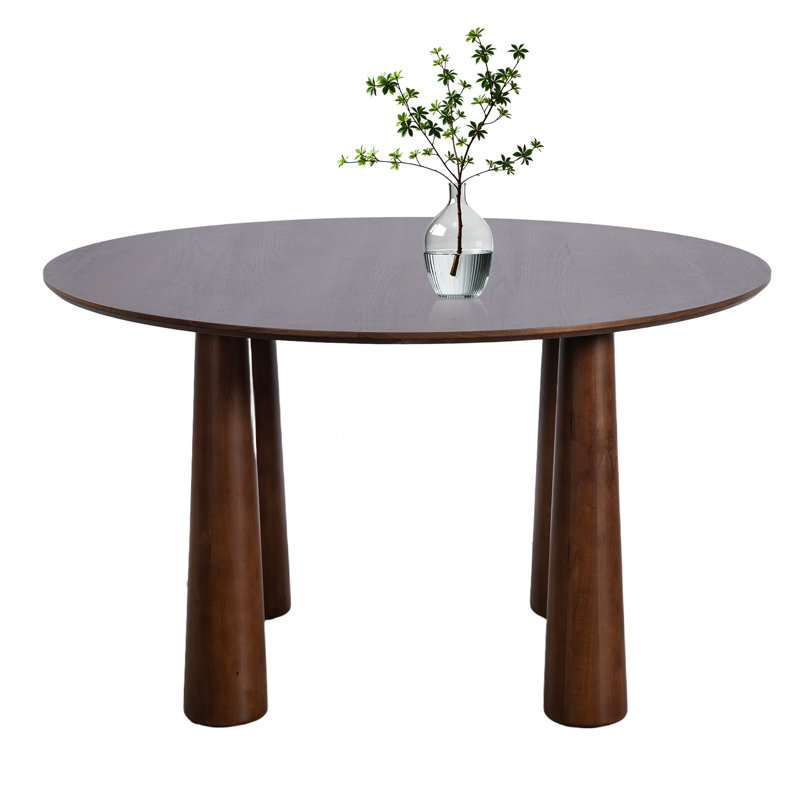 Table de salle à manger Caitlyn, Noyer, H 30 po x L 52 po x l 52 po
