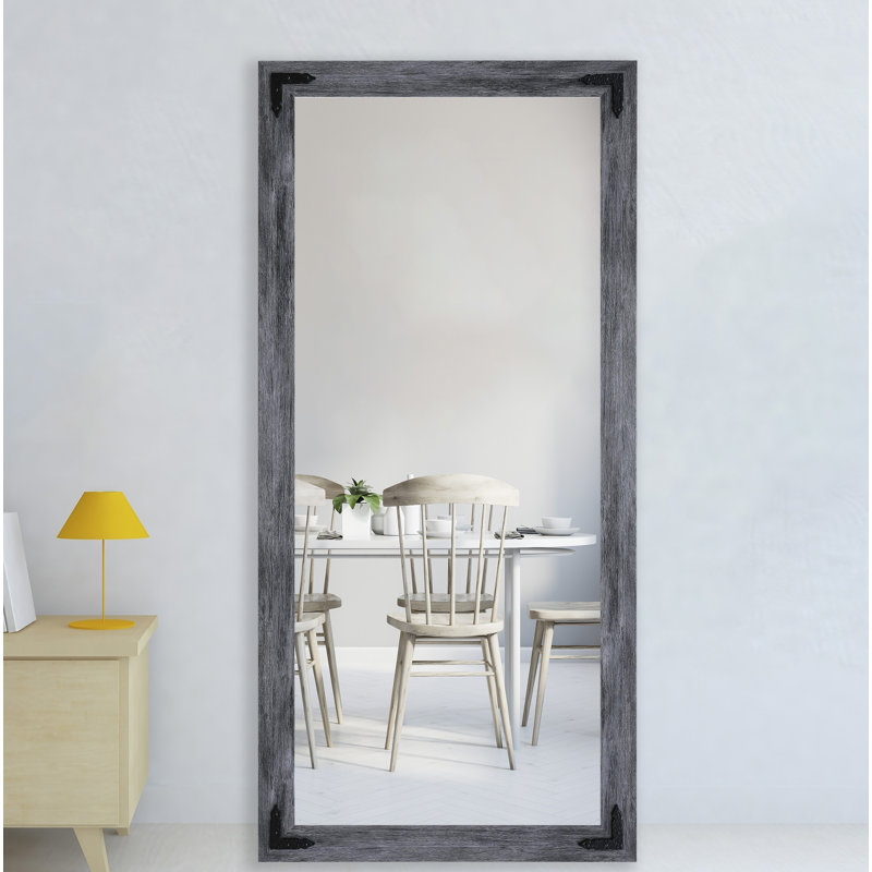 Heavner Wood Flat Mirror, 66" H x 31" W