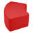 Shapes Series II Modular Collaborative Soft Seating S-Curve Stool with Foam Padded Seat-64497217-64497219-64497218