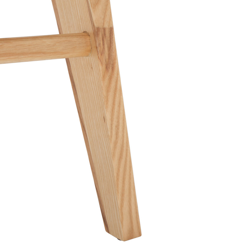 Colette Rattan Barstool, Natural, Short Stool (22.1" Seat Height)