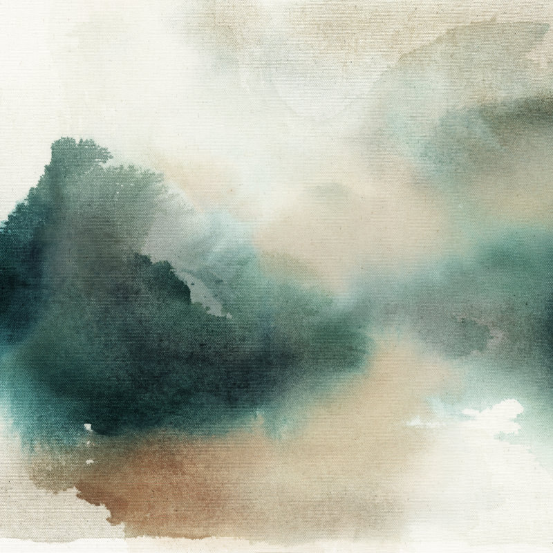 «Eulalah Island Waves I» sur toile par Grace Popp, H 12 po x l 12 po