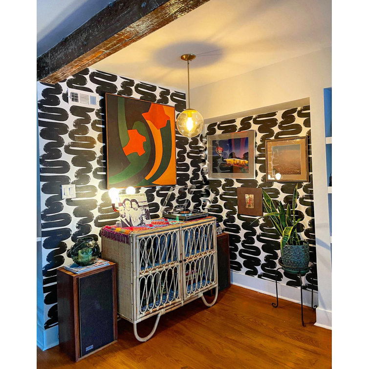 Wiggle Room Peel and Stick Wallpaper By Bobby Berk