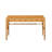 54" Tan Wood Grain 3-Drawer Writing Desk