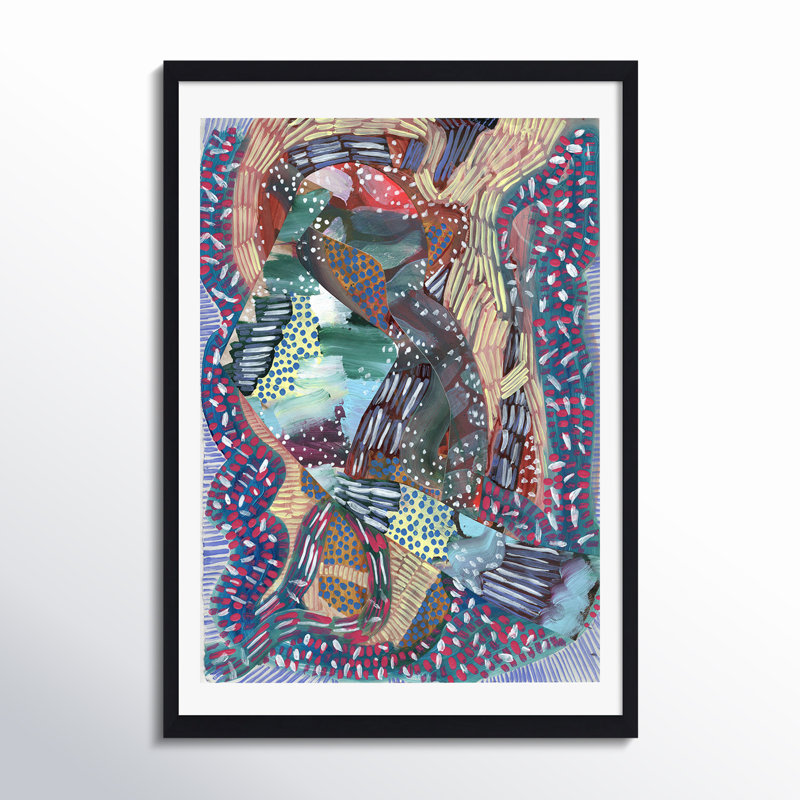 Baby Your Electric by K'era Morgan, Black Paper Single Picture Framed, White, 40" H x 30" W