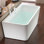 Baignoire de trempage autoportante de L 59 po x l 30 po x H 23 po Vermont