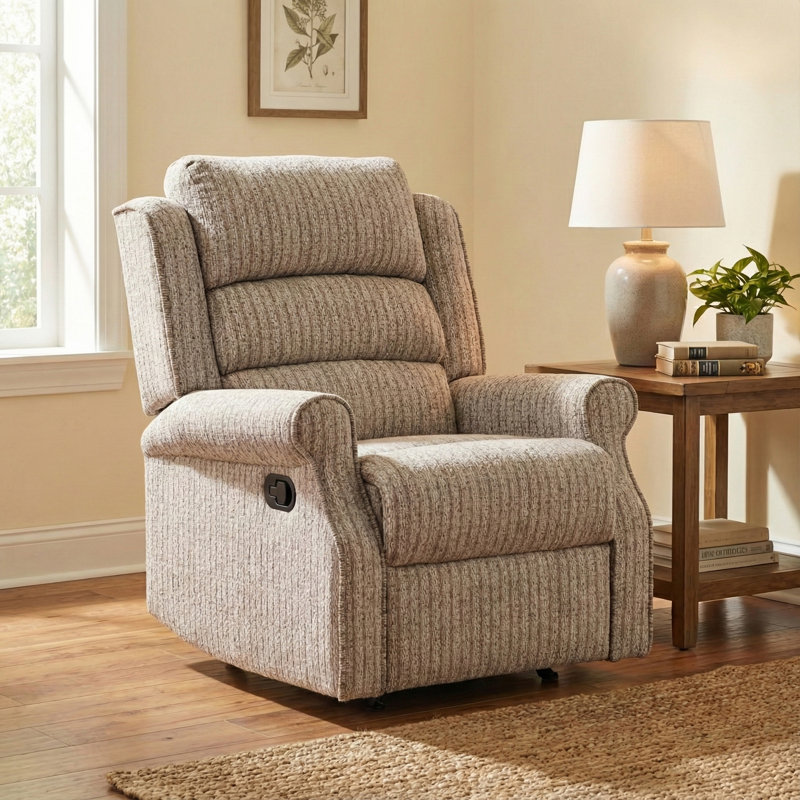 Lainey 79cm Wide Standard Recliner, Natural