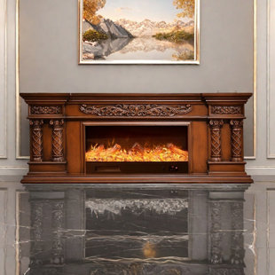 European-style fireplace TV decorative cabinet
