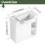 Ensemble de meuble-lavabo simple 24 po avec plateau en céramique Wystan-723046975-723046974