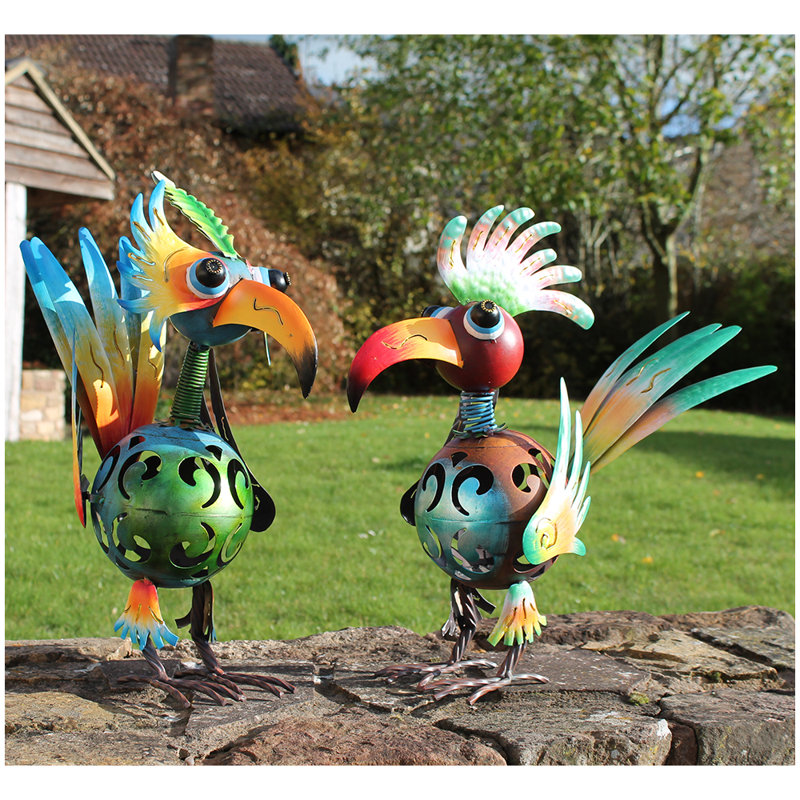 Yousif Animals Weather Resistant Metal Garden Statue