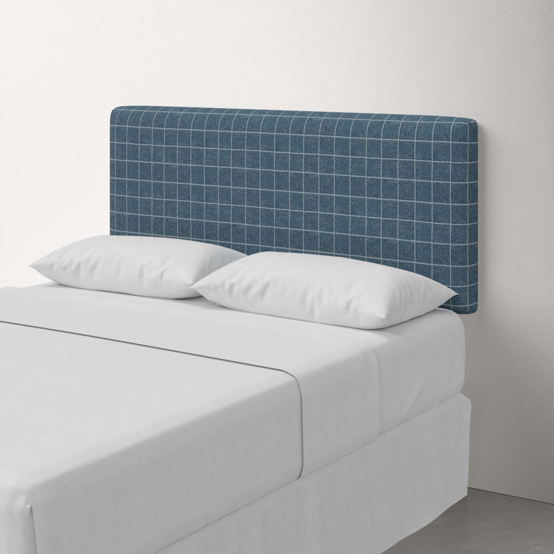 Eisley Upholstered Panel Headboard, Full, Cafe Rainstorm