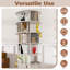 Étagère à chaussures rotative à 6 niveaux, étagère à chaussures ronde à 360 °, étagère à livres rotative pour chambre à coucher, salon, maison, bureau