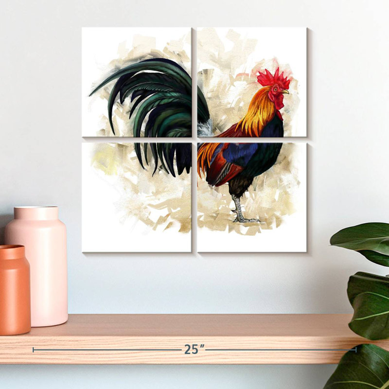 Brampt Proud Rooster, 18'' H x 18'' W