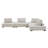 Modway Saunter, 4-Piece Sectional Sofa, Light Gray-2064819778