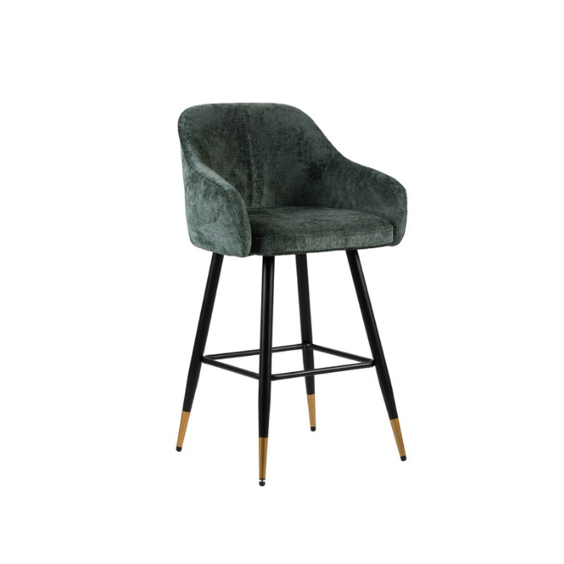 Zurich Mustard Bar Stool, Green