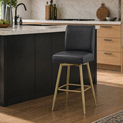 Tabouret pivotant en métal Wyndham