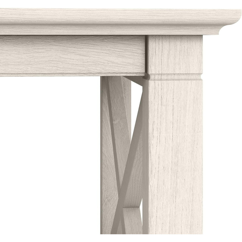 Table basse avec rangement, lin chêne blanc