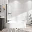 Pare-baignoire flexible sans cadre à 180 ° avec porte de douche pivotante-127317988