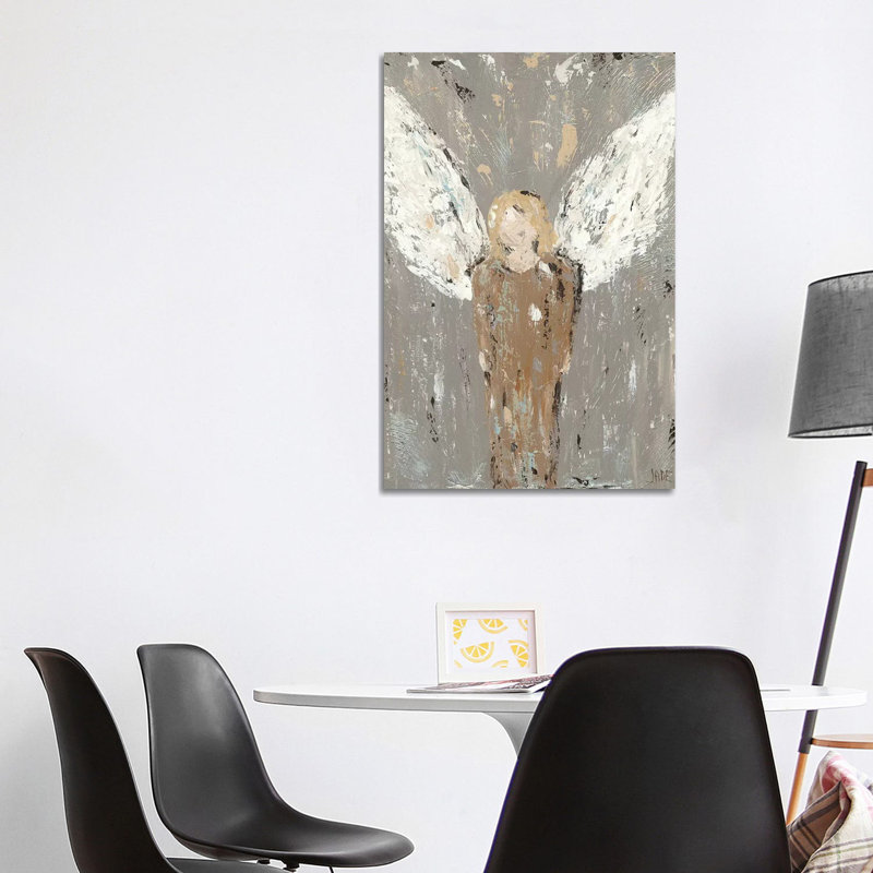 Angel Guardian 1 Piece Wrapped Canvas Painting, 101.6 cm H x 66.04 cm W x 1.91 cm D