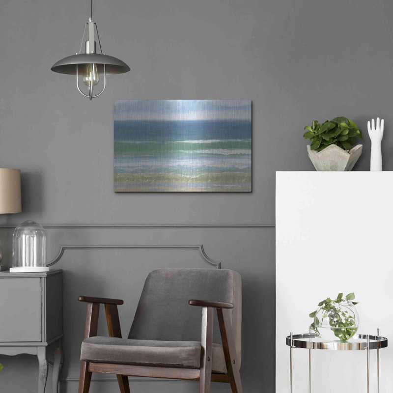 «Shoreline» par James Wiens, art mural en métal, H 16 po x l 24 po