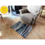 Tapis multicolore en coton tissé à la main et à plat-51979308