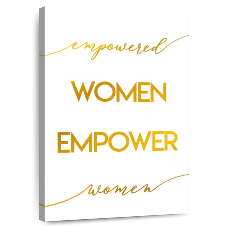 Citation de Tergel Empowered Women, H 51 po x l 34 po