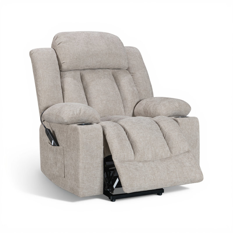 94cm Wide Chenille Lift Assist Standard Recliner