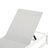 Outdoor Chaise Lounge With 5 - Position Adjustable , White Aluminum Frame And Grey Mesh, 180 Full Flat, Space Saving, For Reading On Balcony Lounge, Breathable Easy To Maintain, Patio Beach