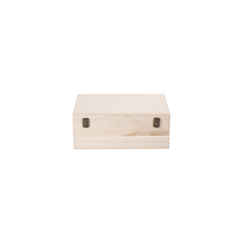 Scheider Wooden Box, 14cm H x 36cm W x 27cm D