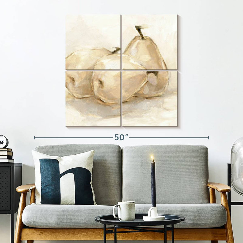 Yarlin White Pear Study II, 32'' H x 32'' W