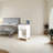 Modern Nightstand With Drawers, Compact Bedside Table