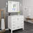 Azaira Modern & Contemporary Beveled Bathroom/Vanity Mirror-392007445