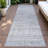 Machine Washable Indoor/Outdoor Colman ACN2150 Striped Rug-1905523385