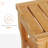 Modern Bamboo Shower Bench with Underneath Storage and Stable Construction