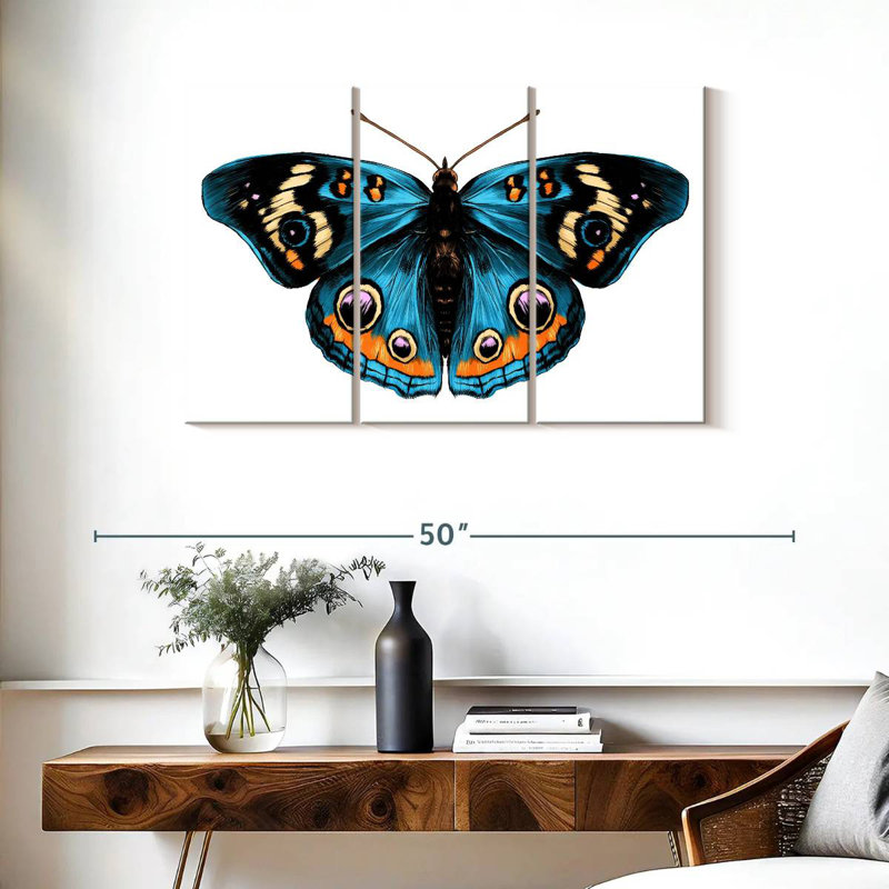 Brampt Butterfly Symmetry, H 24 po x l 38 po