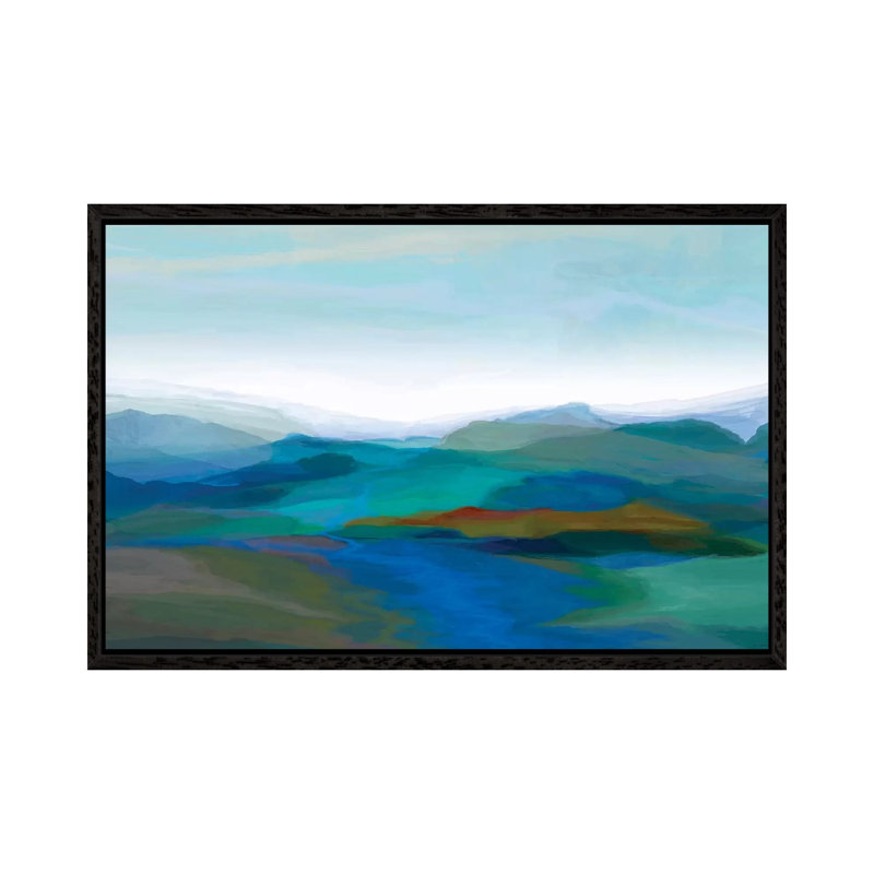 Majestic II by Michael Tienhaara - Print on Canvas, 45.72cm H x 66.04cm W x 3.81cm D, Black Floater Framed