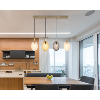 Beshoy 4 - Light Gold Pendant