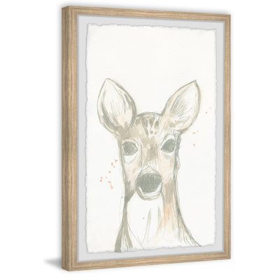 Deas Deer Cameo II - Drawing