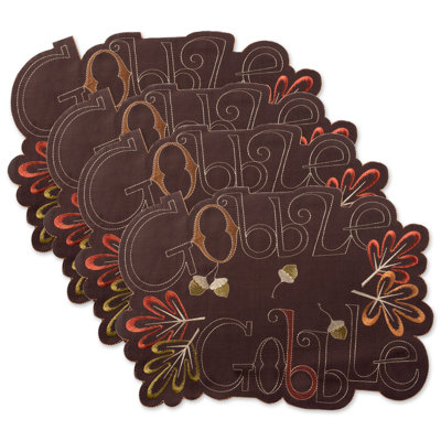 Mccardle Cotton Embroidered Novelty Placemat