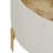 Wood Glass Acrylic Accent Table with Modern Glam Round Design-99378797-99378798