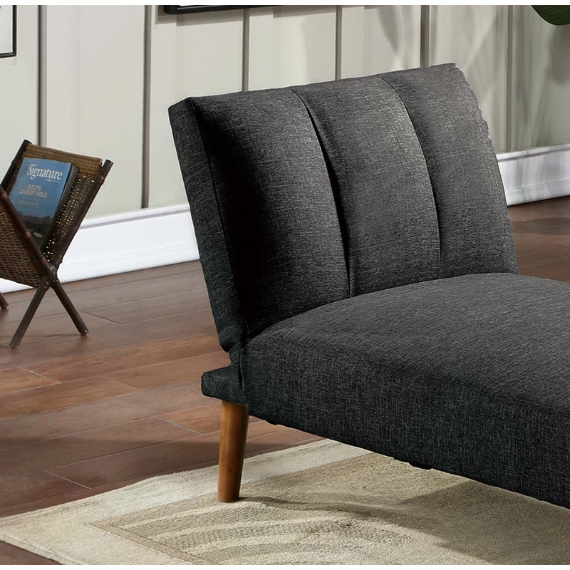 Canapé modulaire 2 pièces en polyfibre noir