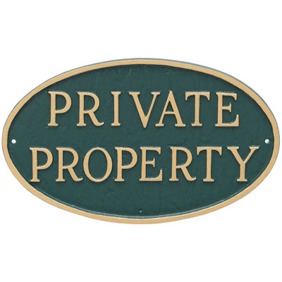 Weather Resistant Metal Garden Plaque