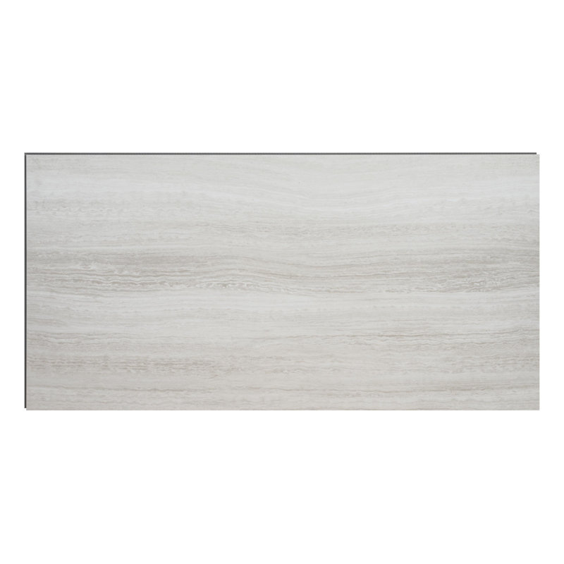 Tropez Brine Stone 18 in. x 36 in. 5mm 12mil Waterproof Rigid Core Luxury Vinyl Tile Flooring, Brine Stone