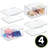 4 Piece Plastic Bin Set
